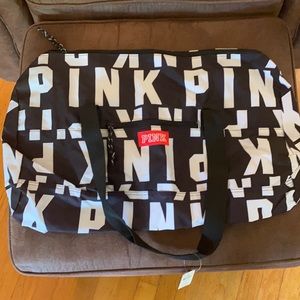 Pink overnight bag
